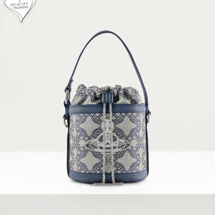 Сумка Vivienne Westwood Small Bucket Bag blue