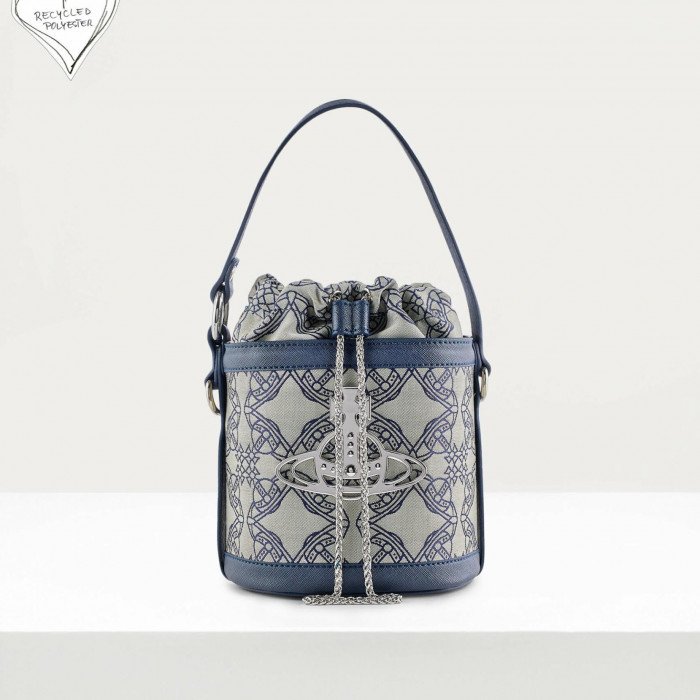 Сумка Vivienne Westwood Small Bucket Bag blue