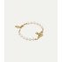 Браслет Vivienne Westwood Mini Bas Relief Pearl (Gold)
