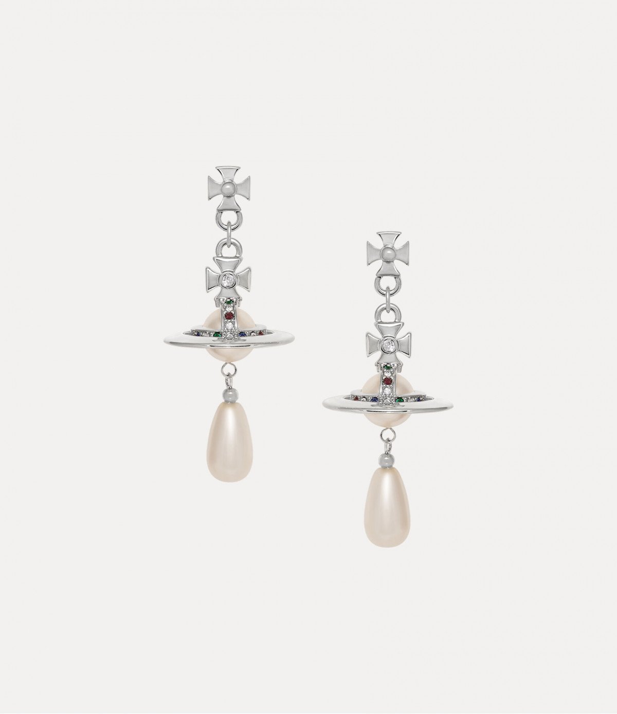 Серьги Vivienne Westwood с бижутерным жемчугом Swarovski
