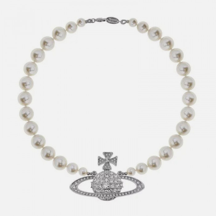 Колье-ожерелье Vivienne Westwood с бижутерным жемчугом
