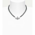 Колье Vivienne Westwood Mini Bas Relief Pearl choker (Dark Grey)