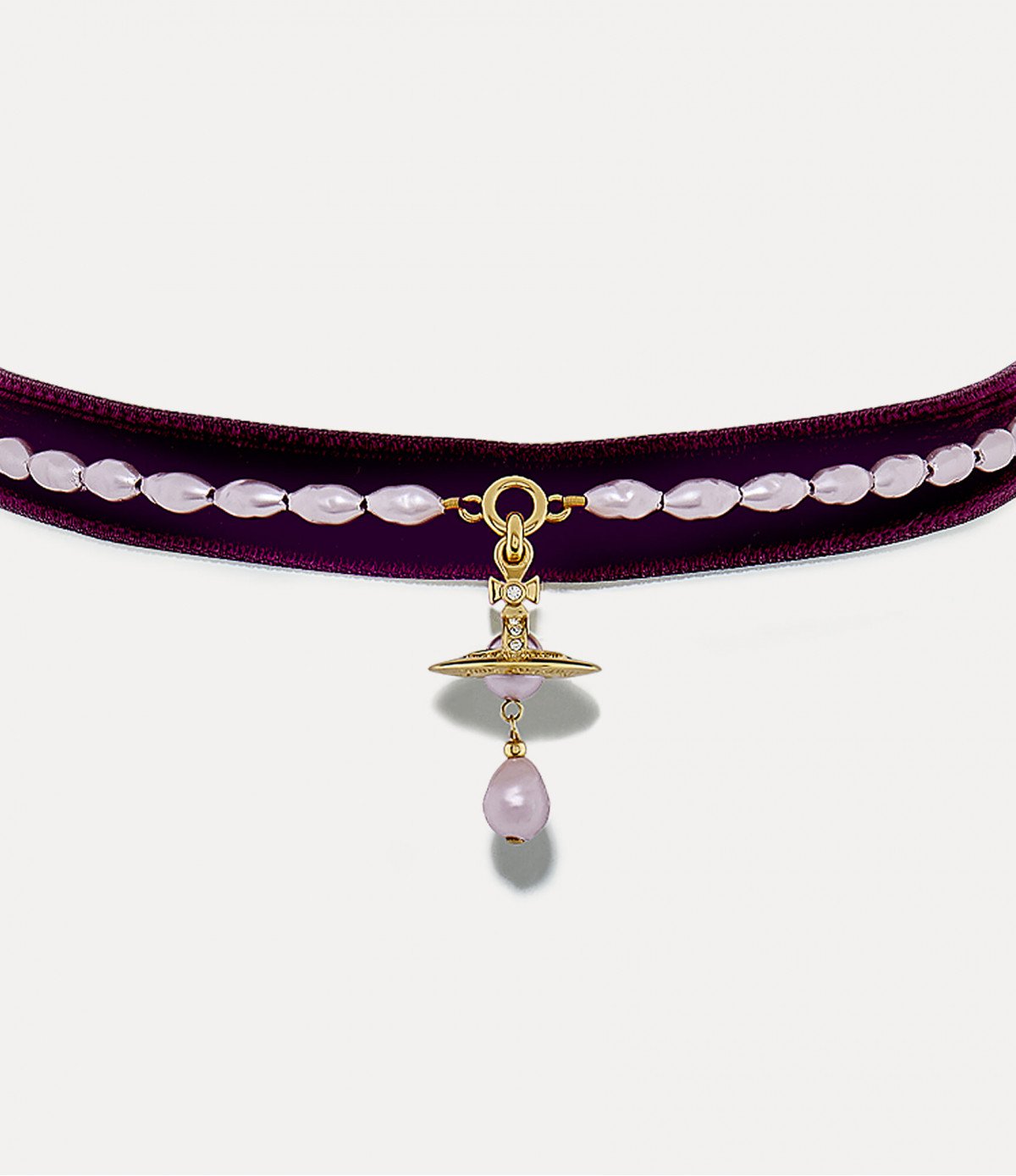 Vivienne Westwood Aleksa Choker (Red Wine)