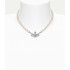 Колье Vivienne Westwood Mini Bas Relief Pearl choker (Silver)