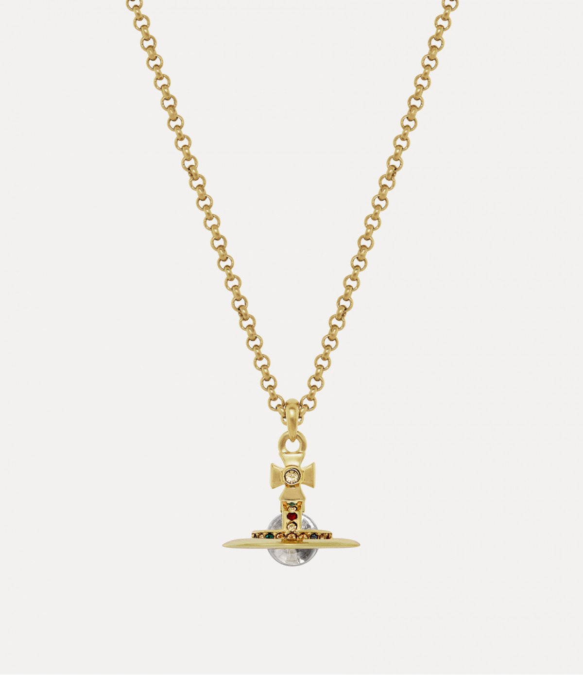 Подвеска Vivienne Westwood Petite Orb Gold mini