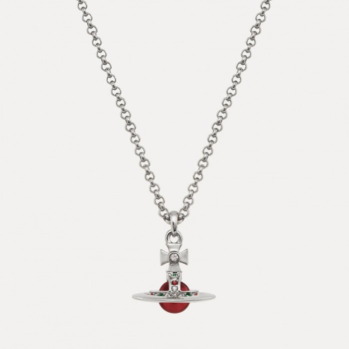 Подвеска Vivienne Westwood Petite Orb Red mini