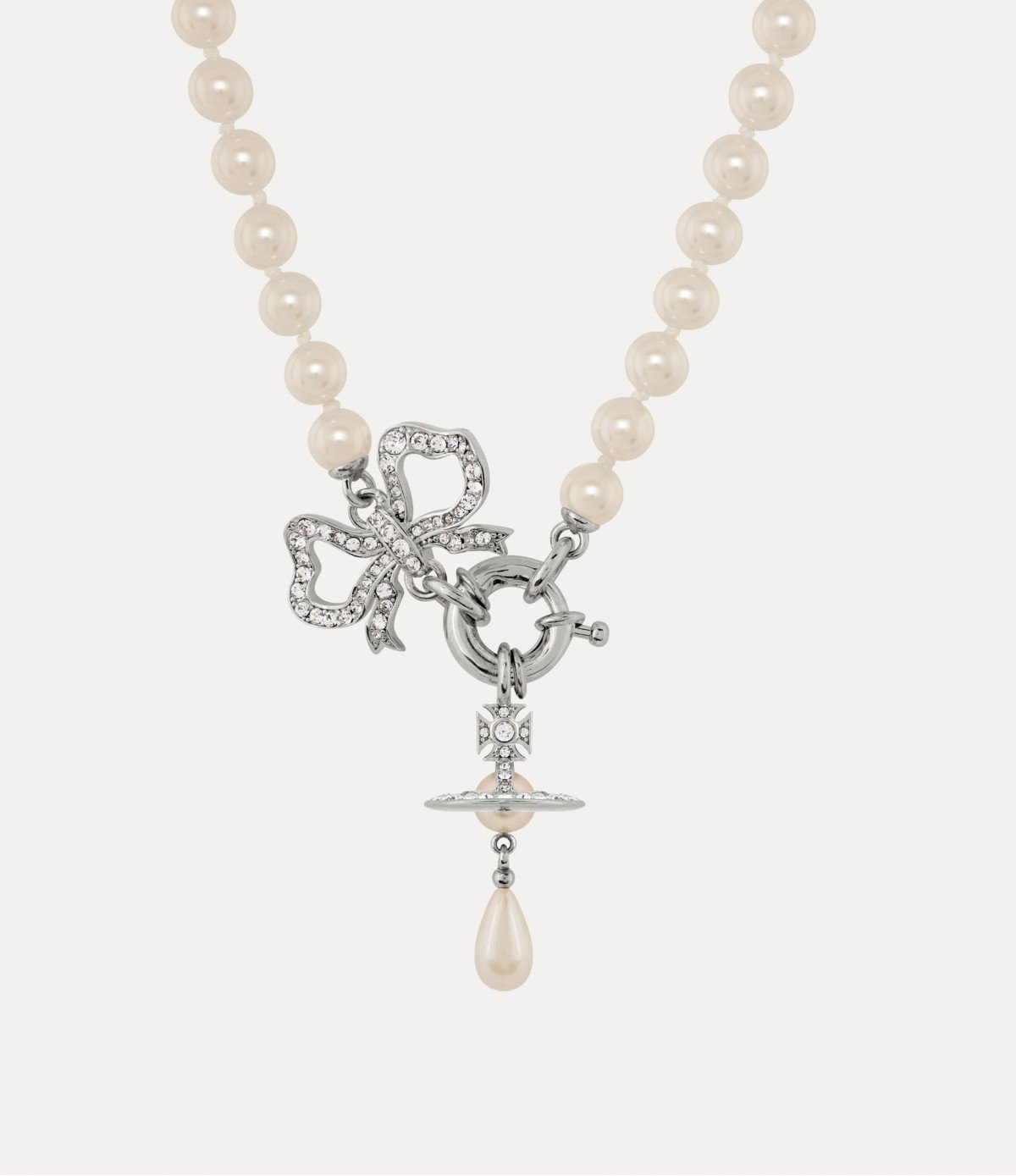 Колье Vivienne Westwood Rigoberta Pearl Silver