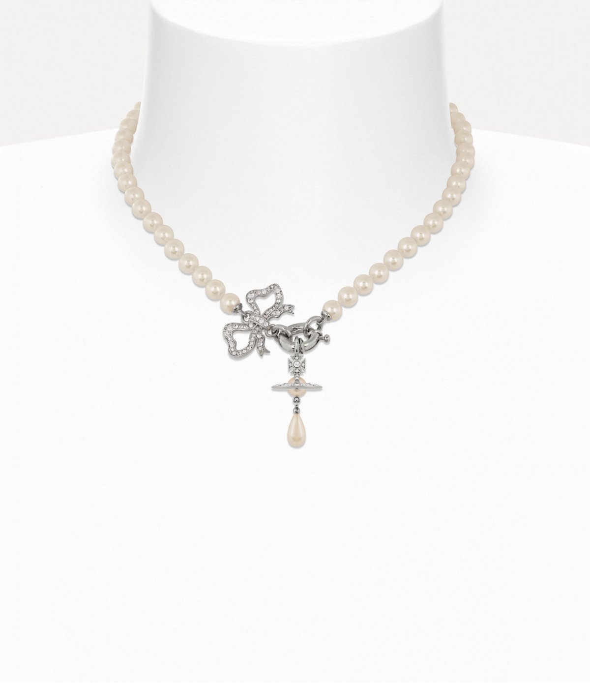 Колье Vivienne Westwood Rigoberta Pearl Silver
